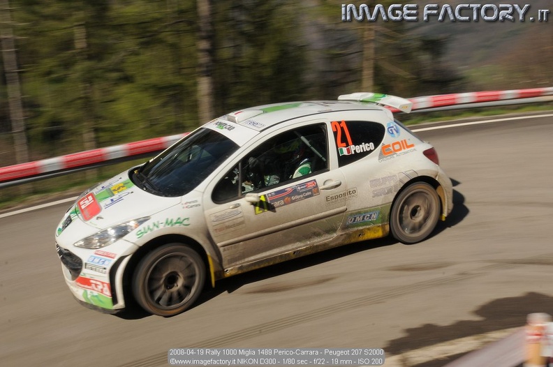 2008-04-19 Rally 1000 Miglia 1489 Perico-Carrara - Peugeot 207 S2000.jpg